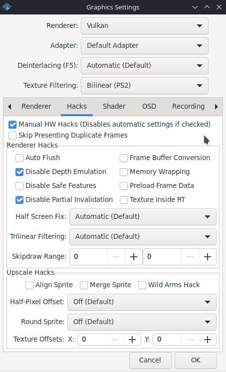 Pcsx2 video hot sale settings